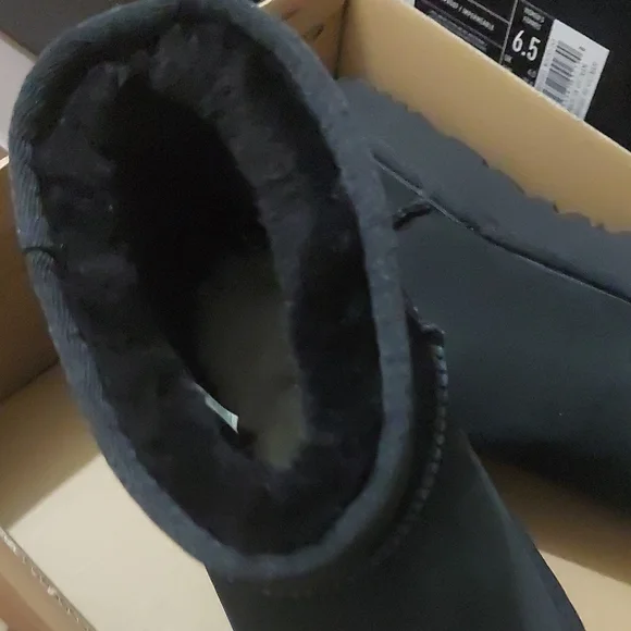 UGG Classic Black Suede Boots - Picture 5 of 7